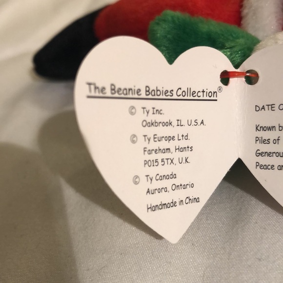 “Santa” Ty Beanie Baby, Red Santa, Vintage Collectible, #3 out of 4 - Picture 8 of 13